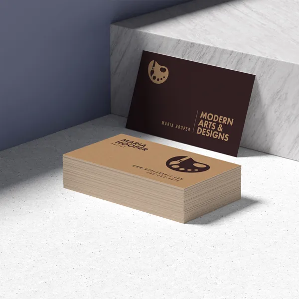 Specialty Business Cards: Kraft Paper