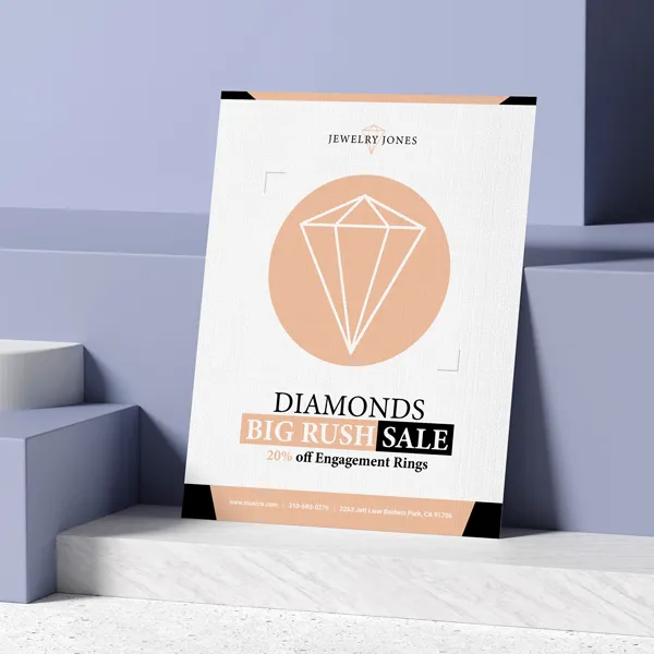 Linen Uncoated Flyers