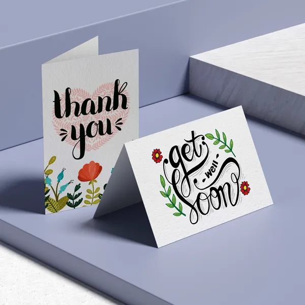 Satin (AQ) Greeting Cards