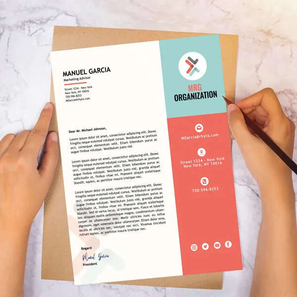 Letterhead: Letterhead, 60lb Uncoated