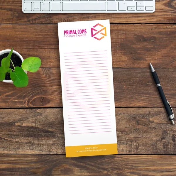 Notepads: 25 Sheets per Pad